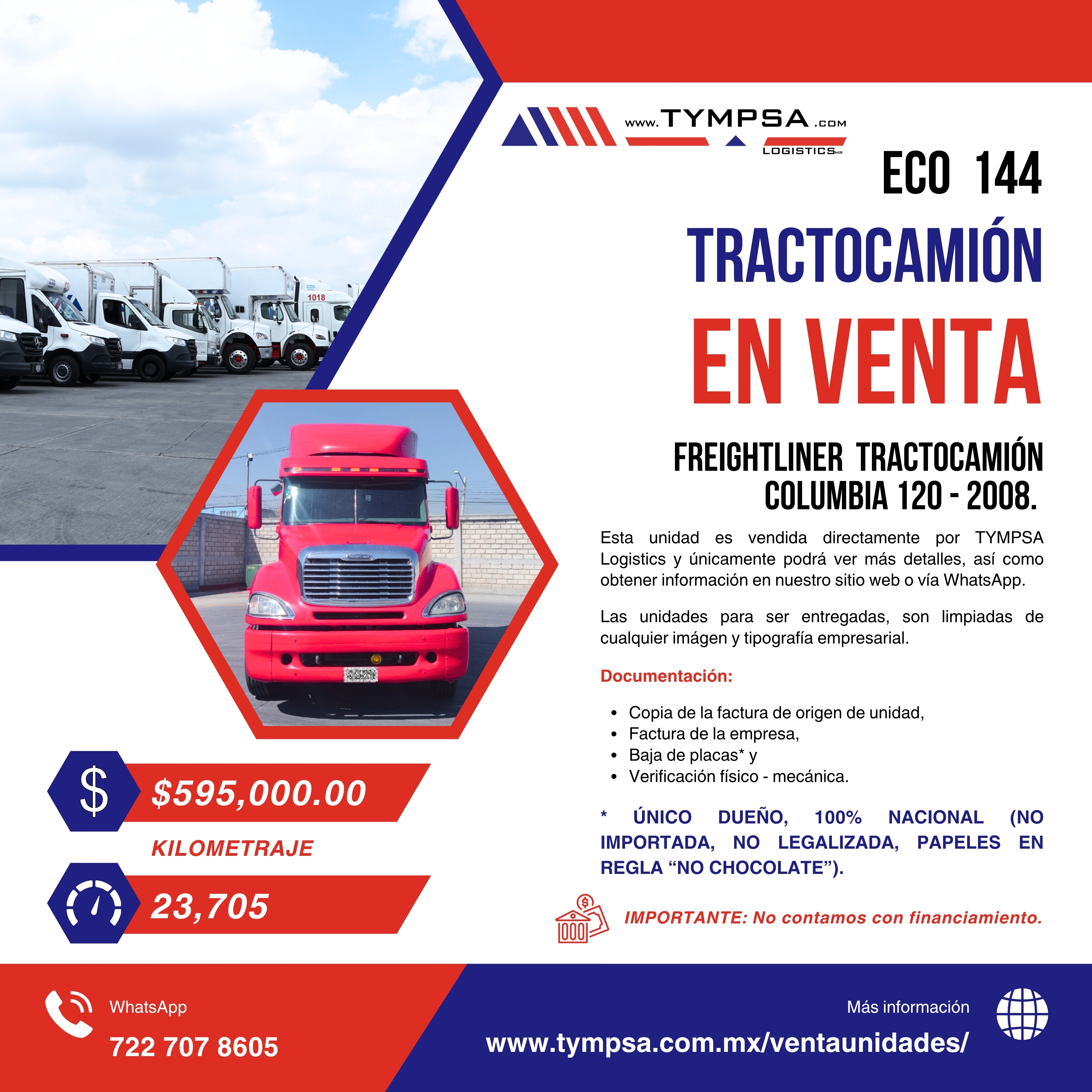 ECO 144 Freightliner COLUMBIA 120 2008