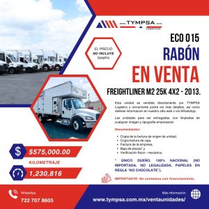 ECO 015 FREIGHTLINER M2 25K 4X2 - 2013