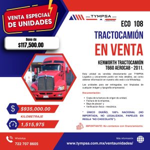ECO 108 Kenworth T660 AEROCAB 2011