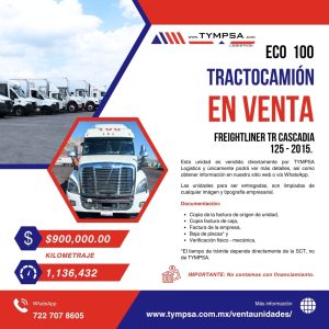 ECO 100 Freightliner TR CASCADIA 125 2015