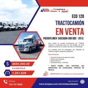 ECO 120 Freightliner CASCADIA 560 DDC 2012