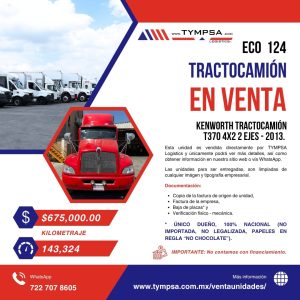 ECO 124 Kenworth T370 4X2 2 EJES 2013