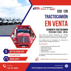 ECO 128 Kenworth T370 4X2 2 EJES 2014