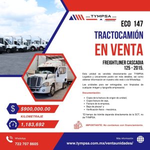 ECO 147 Freightliner CASCADIA 125 2015