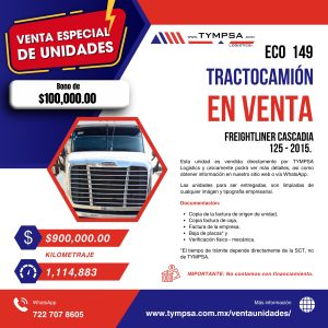 ECO 149 Freightliner CASCADIA 125 2015