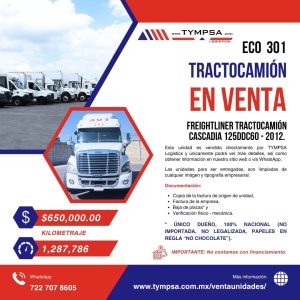 ECO 301 Freightliner CASCADIA 125DDC60 2012