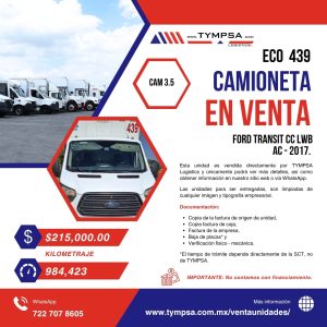 ECO 439 FORD TRANSIT CC LWB AC - 2017
