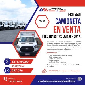 ECO 440 FORD TRANSIT CC LWB AC - 2017