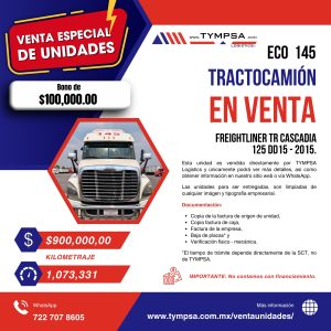 ECO 145 Freightliner TR CASCADIA 125 DD15 - 2015