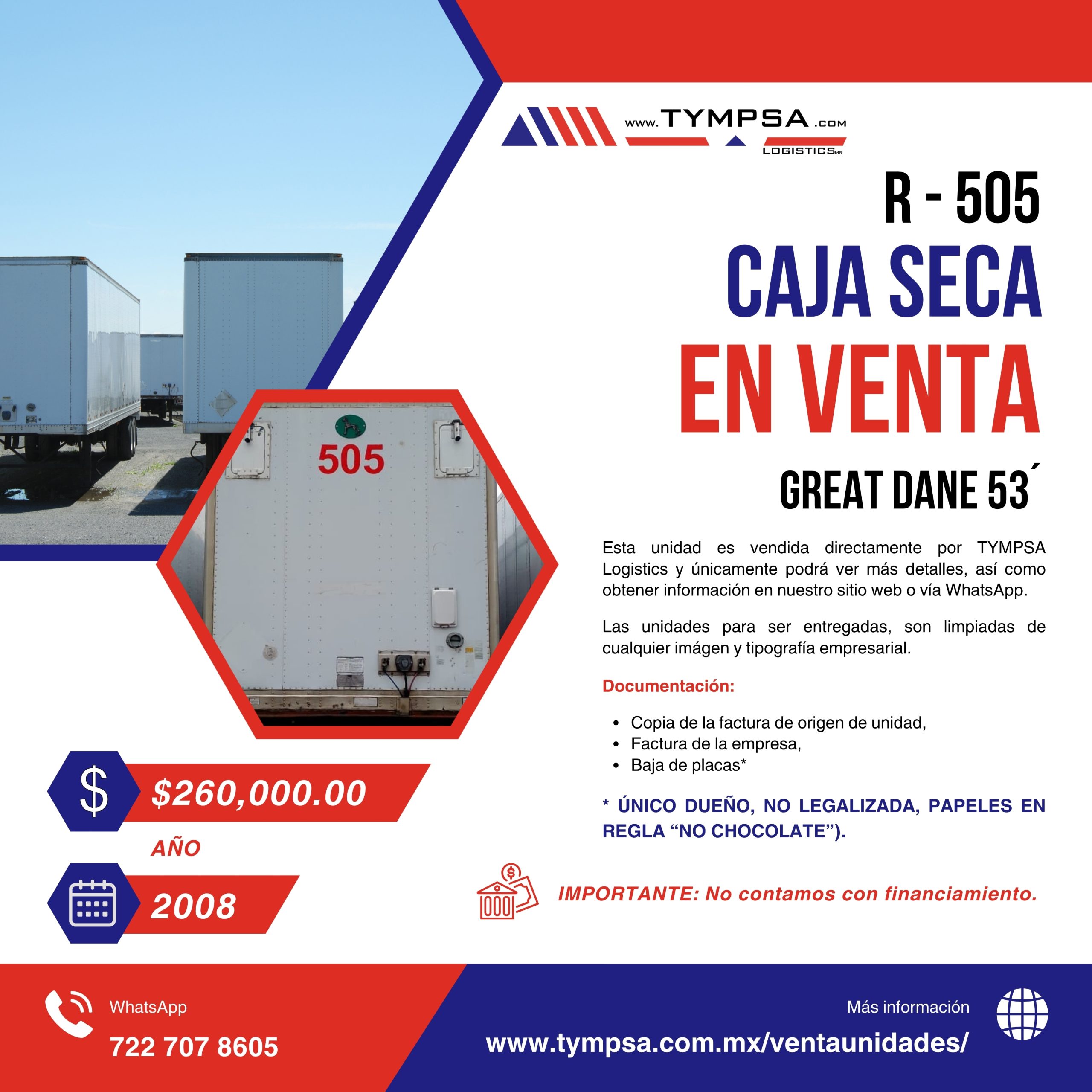 R- 505 GREAT DANE 53' 2008 - Imagen 1